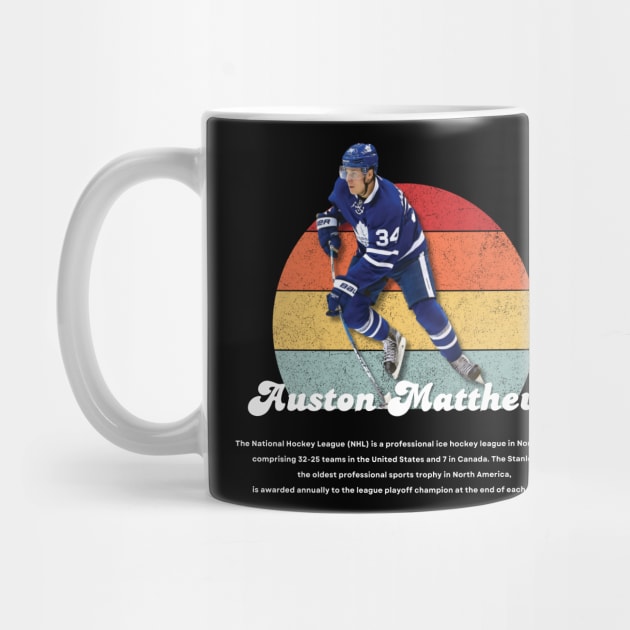 Auston Matthews Vintage Vol 01 by Gojes Art